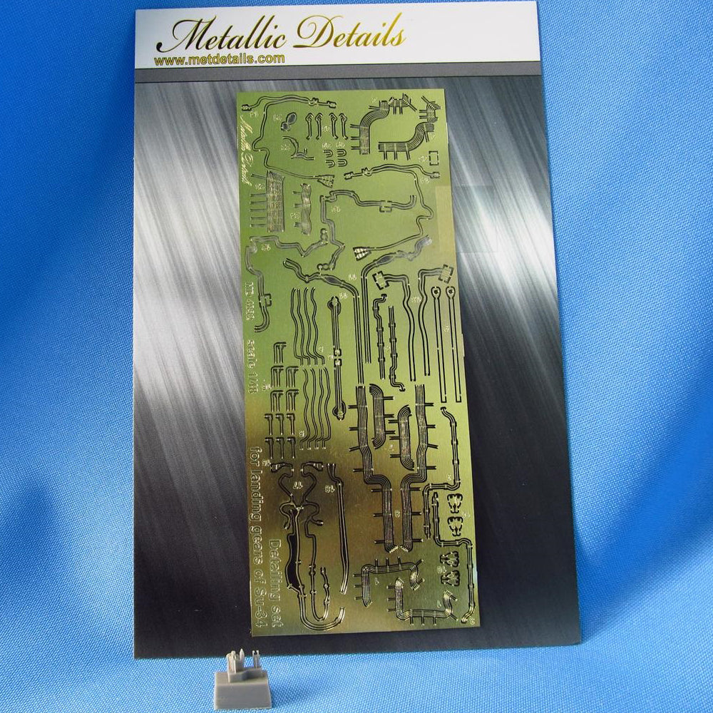 Sukhoi Su-34 Detailing set for Landing Gears (for Kitty Hawk, HobbyBoss) Scale 1:48 Metallic Details MD4832