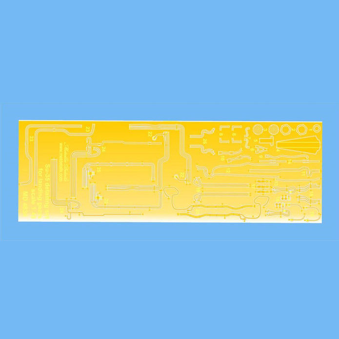 Sukhoi Su-35 Detailing set for Landing Gears (for Kitty Hawk, GWH) Scale 1:48 Metallic Details MD4834