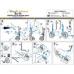 Sukhoi Su-35 Detailing set for Landing Gears (for Kitty Hawk, GWH) Scale 1:48 Metallic Details MD4834