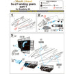 Sukhoi Su-27, Wheel Bays and Landing Gears (for Academy) Scale 1:48 Metallic Details MD4838