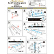 Sukhoi Su-27, Wheel Bays and Landing Gears (for Academy) Scale 1:48 Metallic Details MD4838