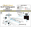 Sukhoi Su-27, Wheel Bays and Landing Gears (for Academy) Scale 1:48 Metallic Details MD4838