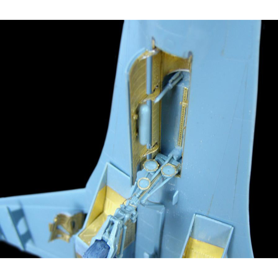 Sukhoi Su-27, Wheel Bays and Landing Gears (for Academy) Scale 1:48 Metallic Details MD4838