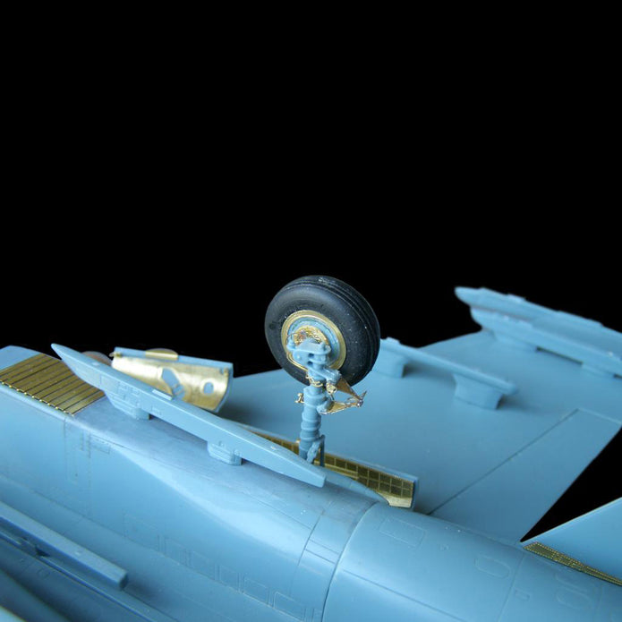 Sukhoi Su-27, Wheel Bays and Landing Gears (for Academy) Scale 1:48 Metallic Details MD4838