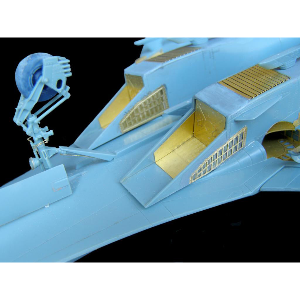 Sukhoi Su-27, Exterior and Air Intakes, Scale 1:48 Photoetch (Recommended for kit: Academy) Metallic Details MD4839 - For model kit Aircraft