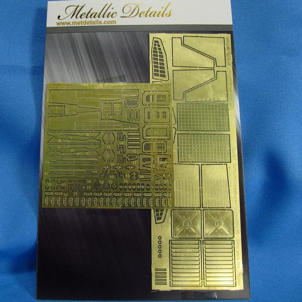 Sukhoi Su-27, Exterior and Air Intakes, Scale 1:48 Photoetch (Recommended for kit: Academy) Metallic Details MD4839 - For model kit Aircraft