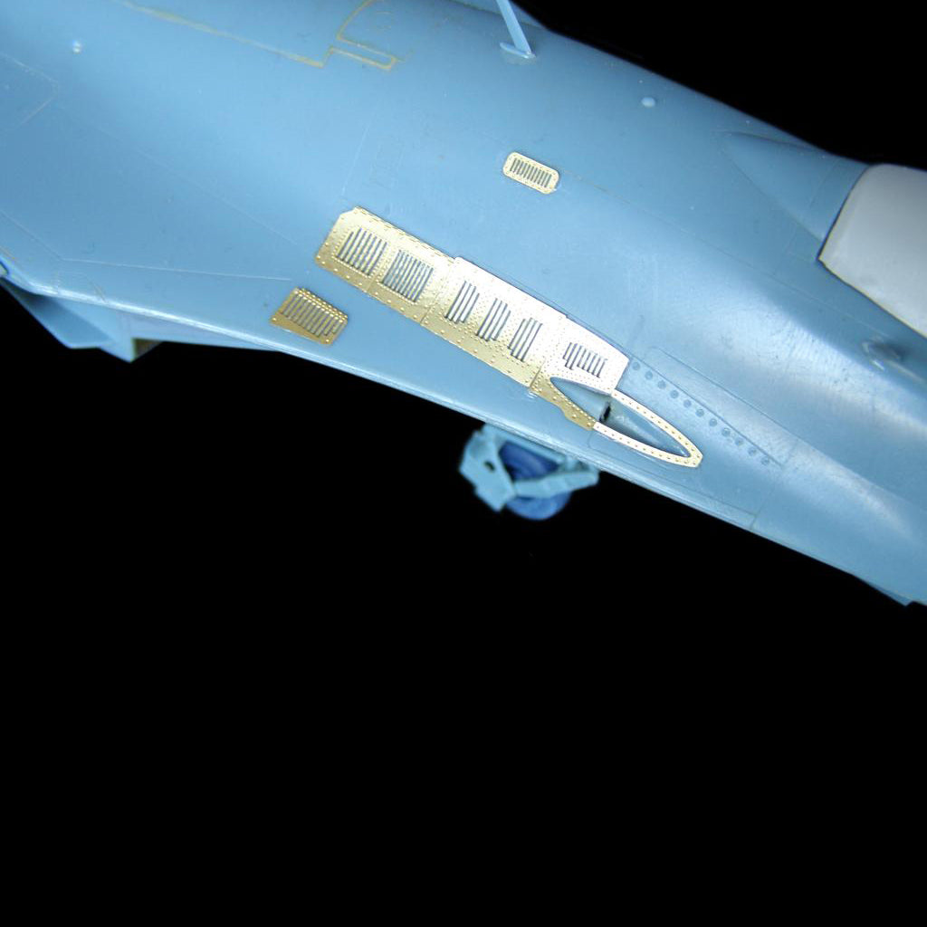Sukhoi Su-27, Exterior and Air Intakes, Scale 1:48 Photoetch (Recommended for kit: Academy) Metallic Details MD4839 - For model kit Aircraft