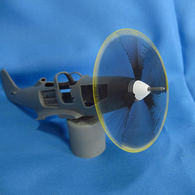 Rotating Propeller 56-66 mm, Scale 1:48 Photo etched sets Metallic Details MD4841 - For model kit Aircraft