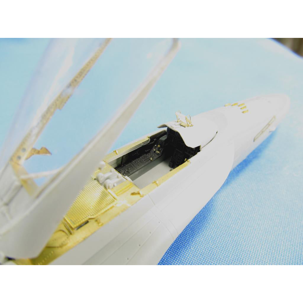 Boeing F/A-18C Hornet, Cockpit Interior of the aircraft model (for HobbyBoss) Scale 1:48 Metallic Details MD4843