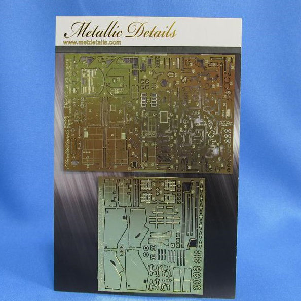 McDonnell-Douglas F/A-18C, Interior Wheel Bays and Landing Gears (for HobbyBoss) Scale 1:48 Metallic Details MD4845