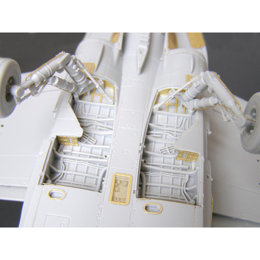 McDonnell-Douglas F/A-18C, Interior Wheel Bays and Landing Gears (for HobbyBoss) Scale 1:48 Metallic Details MD4845