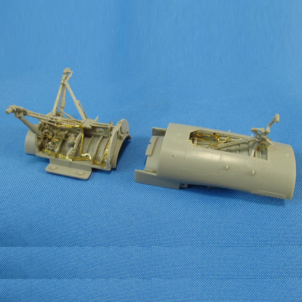 Lockheed-Martin F-16 Fighting Falcon, Detailing of Hydraulic System of Landing Bay of the Aircraft Model Kit (for Tamiya) Scale 1:48 Metallic Details MD4847