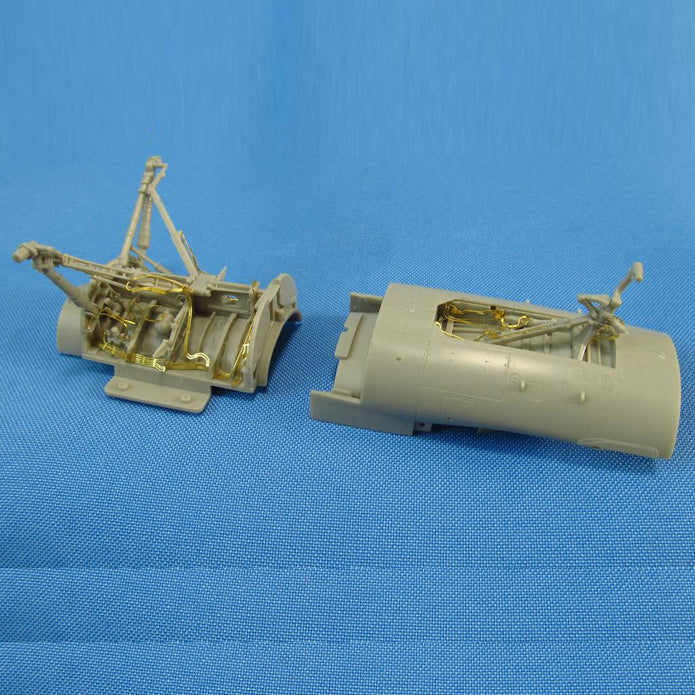 Lockheed-Martin F-16 Fighting Falcon, Detailing of Hydraulic System of Landing Bay of the Aircraft Model Kit (for Tamiya) Scale 1:48 Metallic Details MD4847