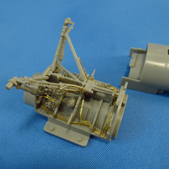 Lockheed-Martin F-16 Fighting Falcon, Detailing of Hydraulic System of Landing Bay of the Aircraft Model Kit (for Tamiya) Scale 1:48 Metallic Details MD4847