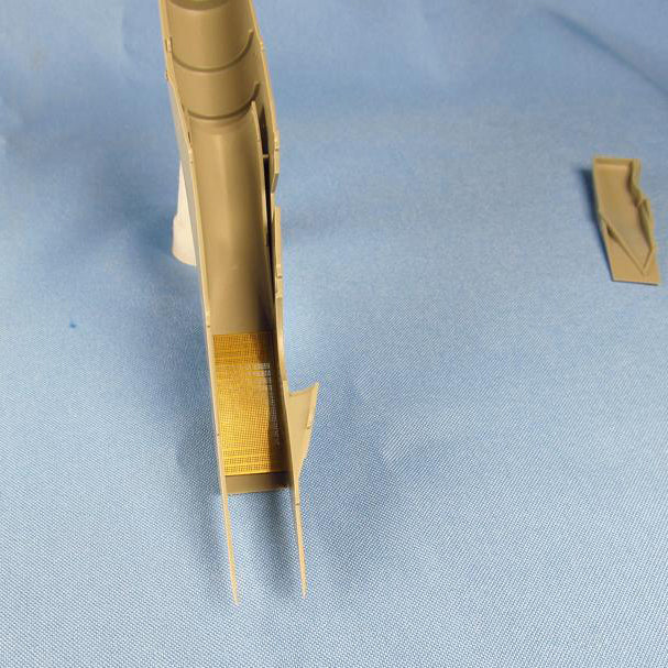Sukhoi Su-27, Su-27UB, Su-35, Protective Air Intake Grilles, Exterior Details, Scale 1:48 Photoetch (Recommended for kit: Great Wall Hobby) Metallic Details MD4849 - For model kit Aircraft
