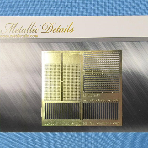 Sukhoi Su-33, Protective Air Intake Grilles, Exterior Details, Scale 1:48 Photoetch (Recommended for kit: Minibase) Metallic Details MD4852 - For model kit Aircraft