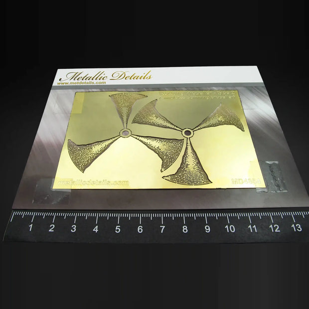 Rotating Propeller Type 2 – Photo-Etched Propeller Blur Effect - Realistic Spinning Propeller Simulation for Scale Aircraft Models Scale 1:48 Metallic Details MD4854