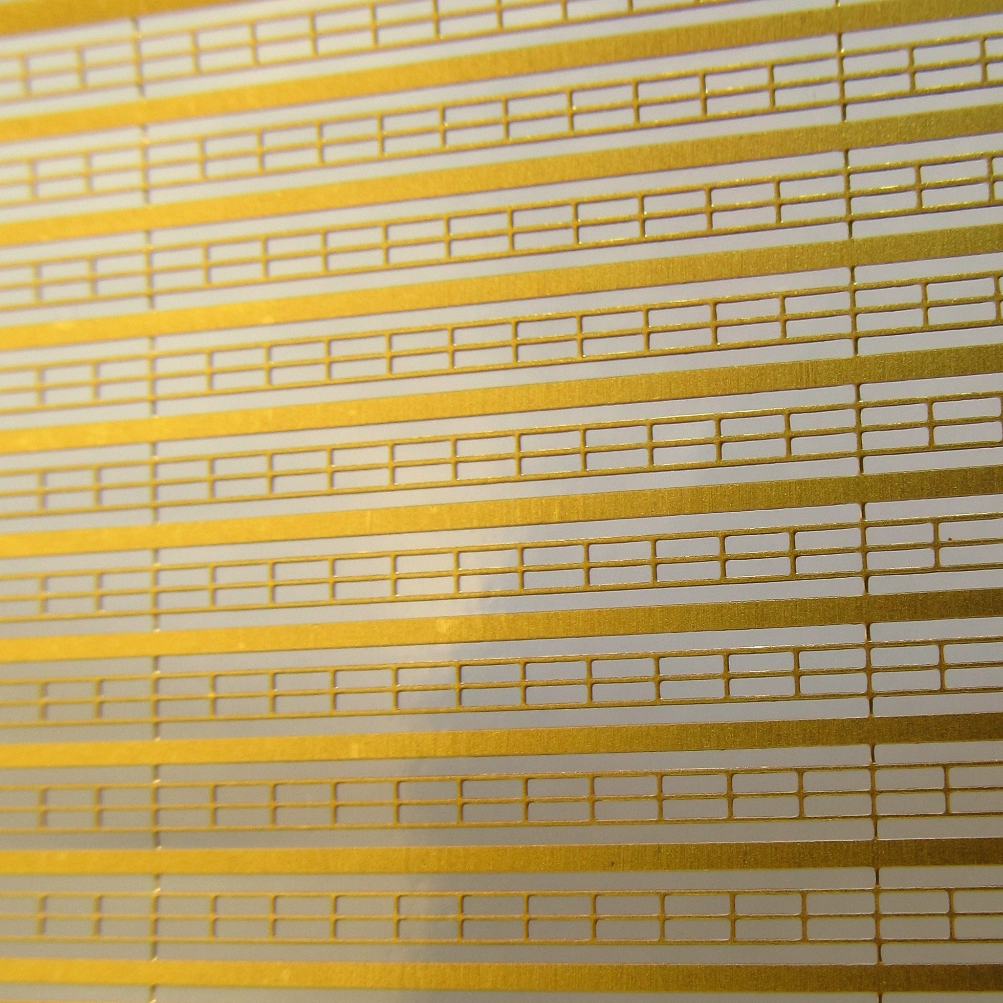Double stranded rail photo etch set. Set of double-strand guard rails Scale 1:700 Metallic Details MD70001
