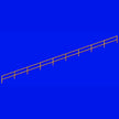 Double stranded rail photo etch set. Set of double-strand guard rails Scale 1:700 Metallic Details MD70001