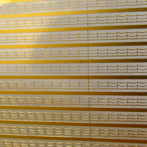 Double stranded rail with sags Scale 1:700 Metallic Details MD70004