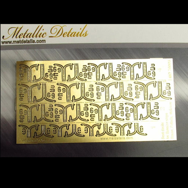Boat davits for ships Scale 1:700 Metallic Details MD70005