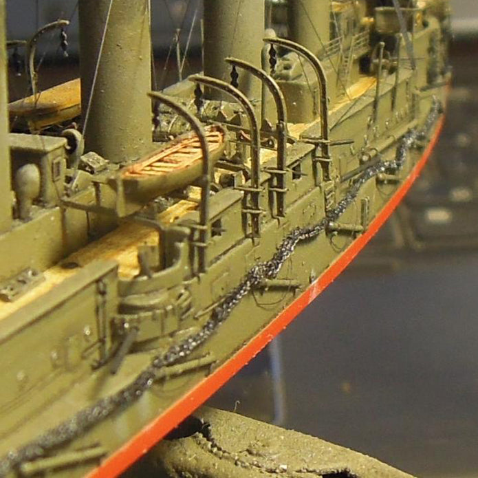 Boat davits for ships Scale 1:700 Metallic Details MD70005
