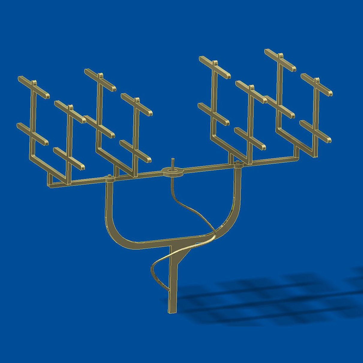 Low-UHF band frequency Maritime Radar System FuG-200 Scale 1:72 Metallic Details MD7201