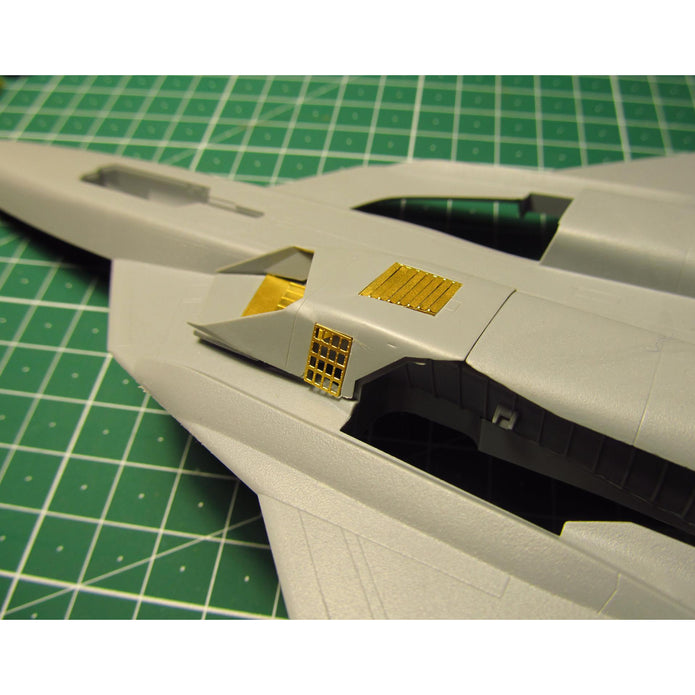 T-50 PAK-FA (Sukhoi Su-57) Fighter. Detailing set for aircraft Exterior Details, Interior Details, Jet nozzels (for Zvezda) Scale 1:72 Metallic Details MD7203