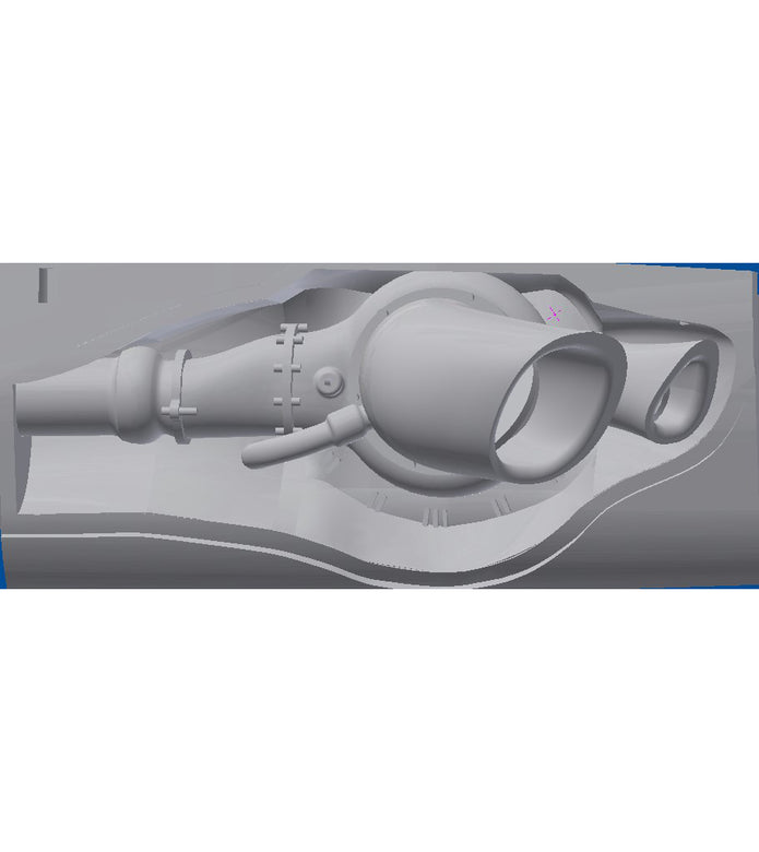 Boeing B-29 Superfortress, Detailing set Engine Cars (Engine, Compressor Exhaust, Landing Gear Bays) Scale 1:72 Photoetch, Resin (Recommended for kit: Academy) Metallic Details MD7204 - For model kit Aircraft