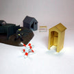 WWII-era German Checkpoint guardhouse. Detailing sets for Dioramas, Photo etched sets Scale 1:72 Metallic Details MD7208