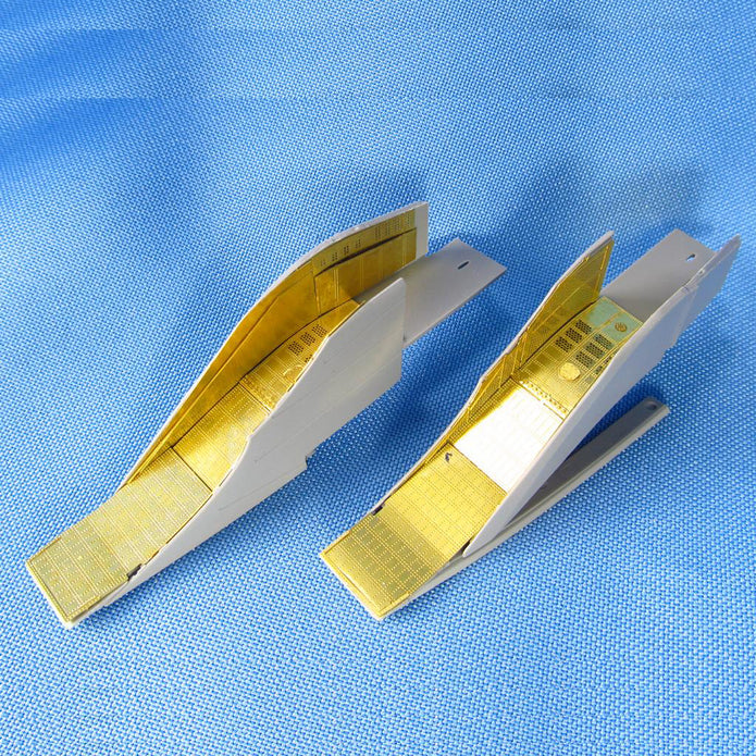 Mikoyan MiG-25, Air Intakes Details set, Scale 1:72 Photoetch Metallic Details MD7211 - For model kit Aircraft
