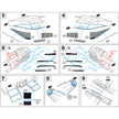 Mikoyan MiG-25, Air Intakes Details set, Scale 1:72 Photoetch Metallic Details MD7211 - For model kit Aircraft