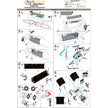 Lockheed C-141. Exterior Details, Wheel Bays (for Anigrand) Scale 1:72 Metallic Details MD7218