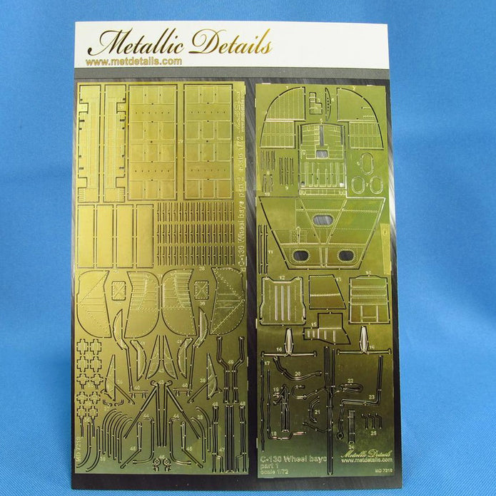 Lockheed C-130 Hercules, Detailing Wheel Bays (for Zvezda) Scale 1:72 Metallic Details MD7219