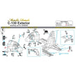 Lockheed C-130 Hercules, Exterior Details (for Zvezda) Scale 1:72 Metallic Details MD7220