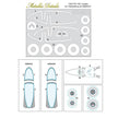 McDonnell-Douglas F/A-18C, Hornet Canopy Paint Mask Scale 1:48 (Recommended for kit: HobbyBoss) Metallic Details MDM4801 - For Model Kit Aircraft