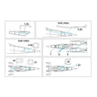 Mikoyan MiG-25RBT, Painting Masks Scale 1:48 (Recommended for kit: ICM) Metallic Details MDM4802 - For Models Aircraft Kits
