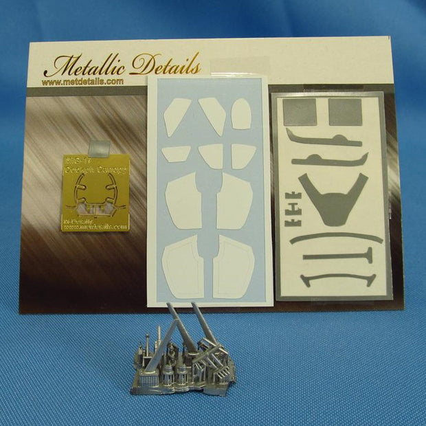 Mikoyan MiG-17PF, Exterior Details (Painting Masks, 3D-Printed, Photoetch) Scale 1:48 (Recommended for kit: HobbyBoss) Metallic Details MDM4805 - For Aircraft Models Kits