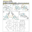 Mikoyan MiG-17, Aluminum panels (for HobbyBoss) Scale 1:48 Metallic Details MDM4806