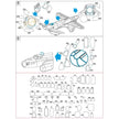 Boeing B-17G, Flying Fortress, Painting Masks Scale 1:48 (Recommended for kit: HK Models) Metallic Details MDM4809 - For Model Kit Aircraft