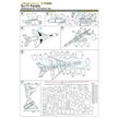 Sukhoi Su-11, Panels Painting Masks Scale 1:48 (Recommended for kit: Trumpeter) Metallic Details MDM4821 - For Aircraft Models Kits