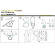 Sukhoi Su-11, Painting Masks Scale 1:48 (Recommended for kit: Trumpeter) Metallic Details MDM4822 - For Model Kits Aircraft