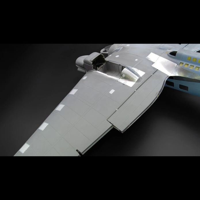 Heinkel He 111H-3 / H-6 Exterior Panels – Pre-Cut Self-Adhesive Aluminum Foil Set – Real Metal Upgrade (for ICM) Scale 1:48 Metallic Details MDM4830
