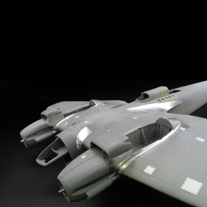 Heinkel He 111H-3 / H-6 Exterior Panels – Pre-Cut Self-Adhesive Aluminum Foil Set – Real Metal Upgrade (for ICM) Scale 1:48 Metallic Details MDM4830