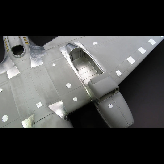 Heinkel He 111H-3 / H-6 Exterior Panels – Pre-Cut Self-Adhesive Aluminum Foil Set – Real Metal Upgrade (for ICM) Scale 1:48 Metallic Details MDM4830
