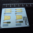 Italian Seat Belts WWII (3D Decals) Scale 1:32 Metallic Details MDP32016 - For Aircraft Models Kits