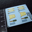 Italian Seat Belts WWII (3D Decals) Scale 1:32 Metallic Details MDP32016 - For Aircraft Models Kits