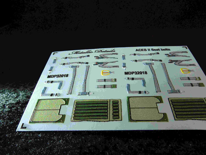 ACES II Seat Belts Scale 1:32 Metallic Details MDP32018