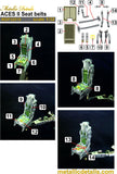 ACES II Seat Belts Scale 1:32 Metallic Details MDP32018