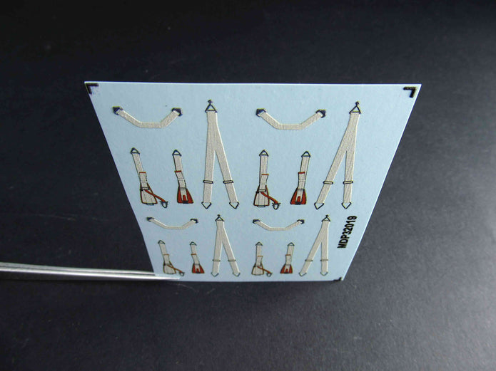 Luftwaffe Seat Belts early WWII Scale 1:32 Metallic Details MDP32019